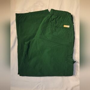 Levi's Streetwear Green Relaxed Nylon Pants Small Drawstring Waist